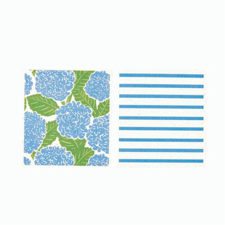 Blue Hydrangea blu Cloths Set 2