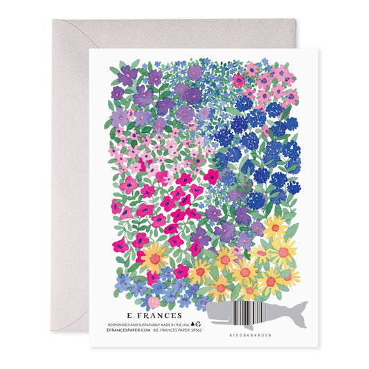 Best Mom Ever Flower Frame Greeting Card – Mother’s Day Card