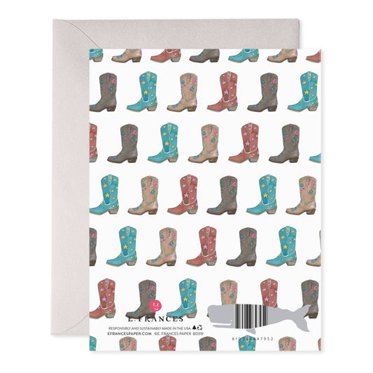 Giddy Up Cowboy Birthday Greeting Card – Western-Themed