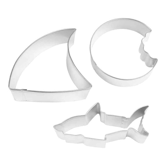Shark Bite 3 PC Cookie Cutter Set