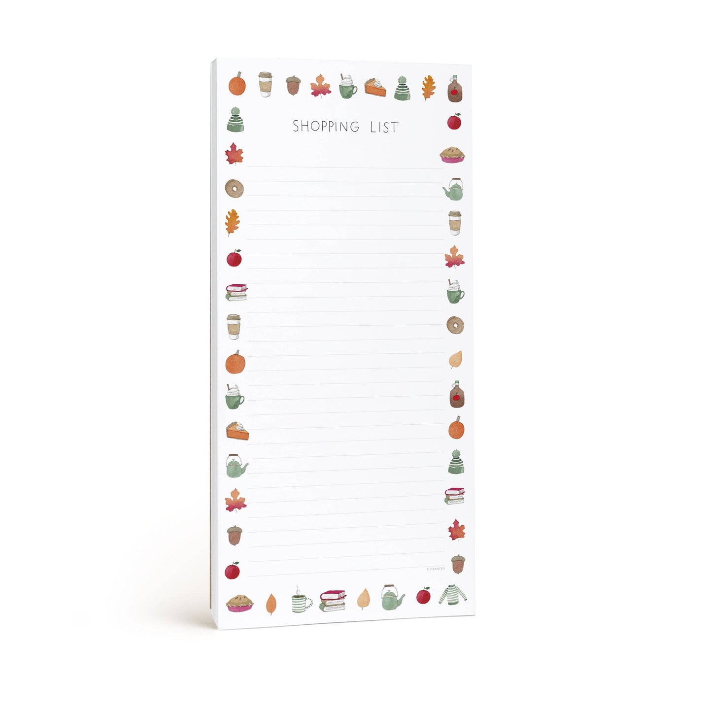 Crisp & Cozy Market Notepad | Fall Shopping List