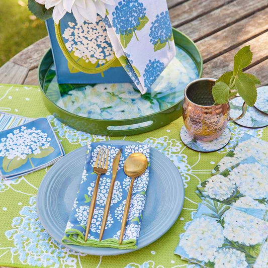 Hydrangea blu Dinner Napkin Set of
6