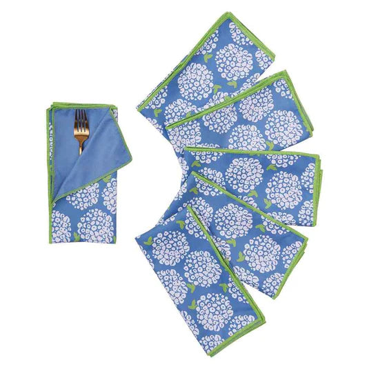 Hydrangea blu Dinner Napkin Set of
6