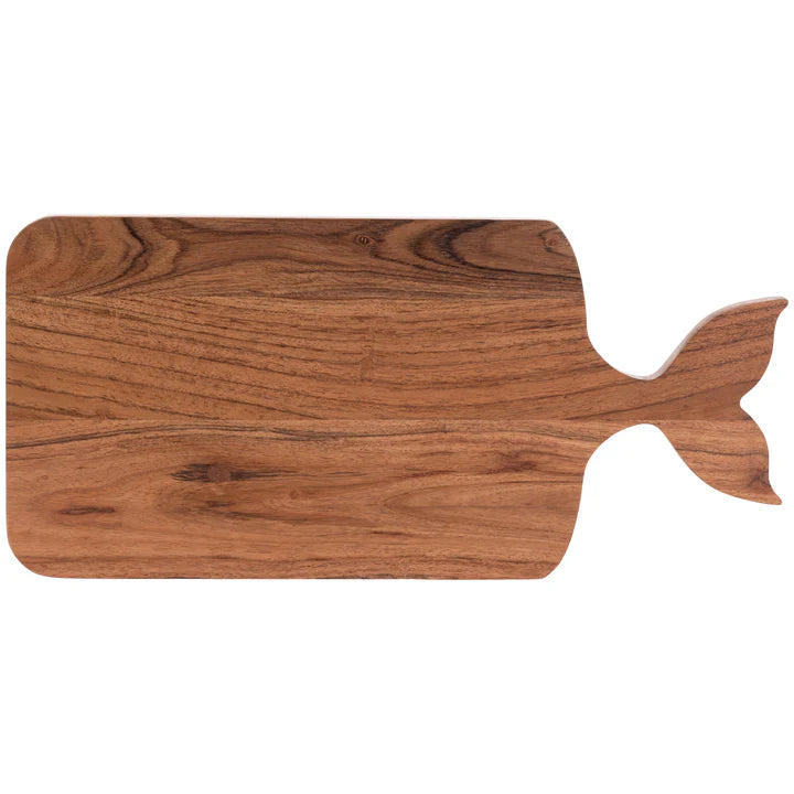 Whale Acacia Woodtray Large