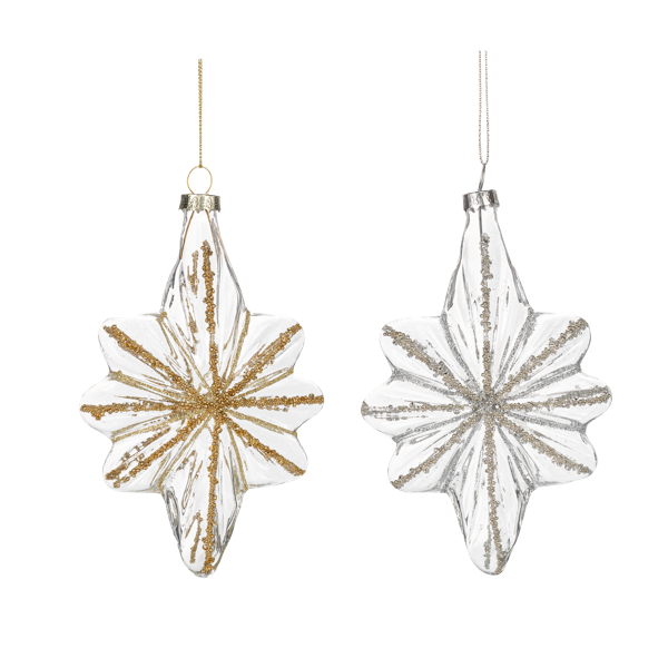 Glitter Star Ornaments