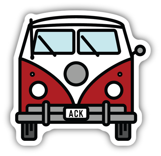 Bus Front Sticker - ACK - Nantucket