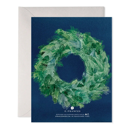 Season's Greens | Wreath Christmas Greeting Card