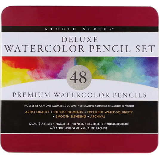 Deluxe Watercolor Pencil set/48