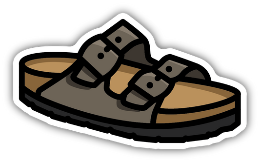 Leather Sandal Sticker