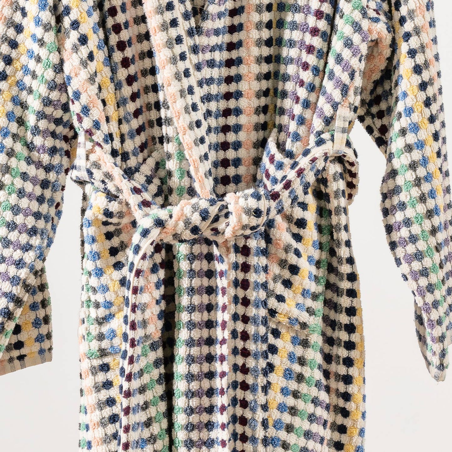 Pompom Bathrobe Handloom Turkish Cotton Resort Heavy Luxury