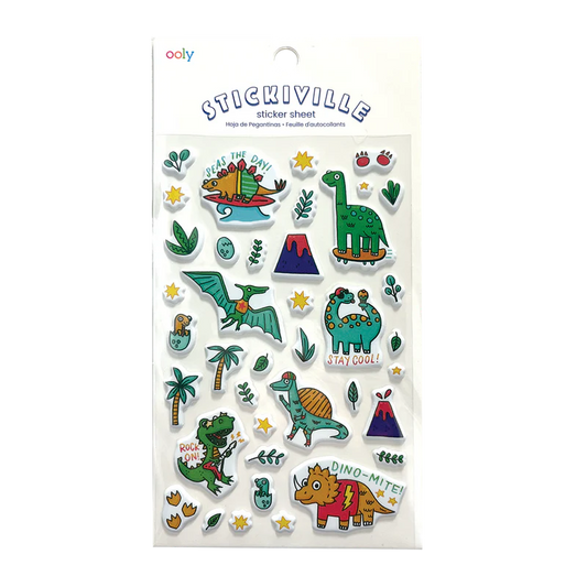 Stickiville: Standard Stickers -Dinomite!