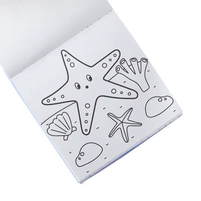 Carry Along! Coloring Book and Crayon Set - Sea of Life