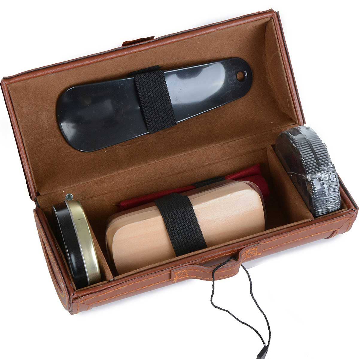 Mad Man Shoe Shine Kit: Black