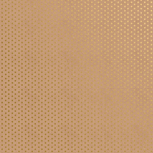 Wrap - Rolls Gold Dot & Stripe on Kraft