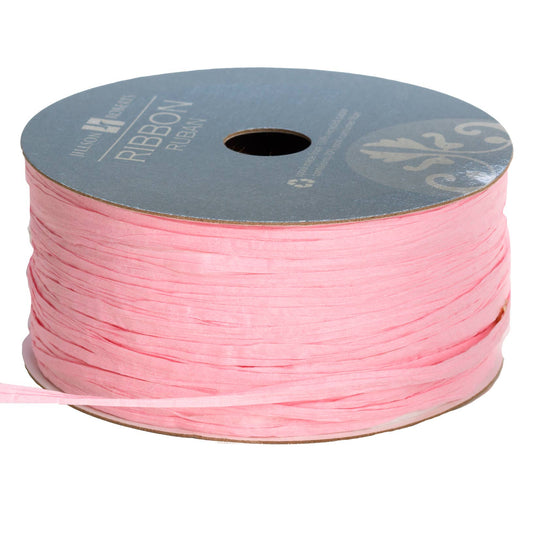 Pastel Pink Ribbon - Paper Raffia