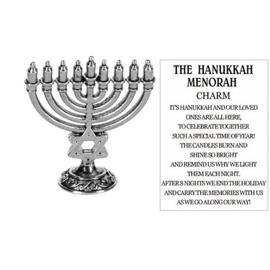 Hanukkah Menorah Charm