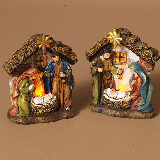 Nativity Lighted