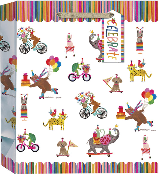 Birthday Menagerie Jumbo Tote Bag