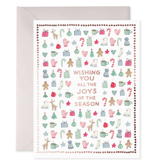 Merry Motif Holiday Greeting Card