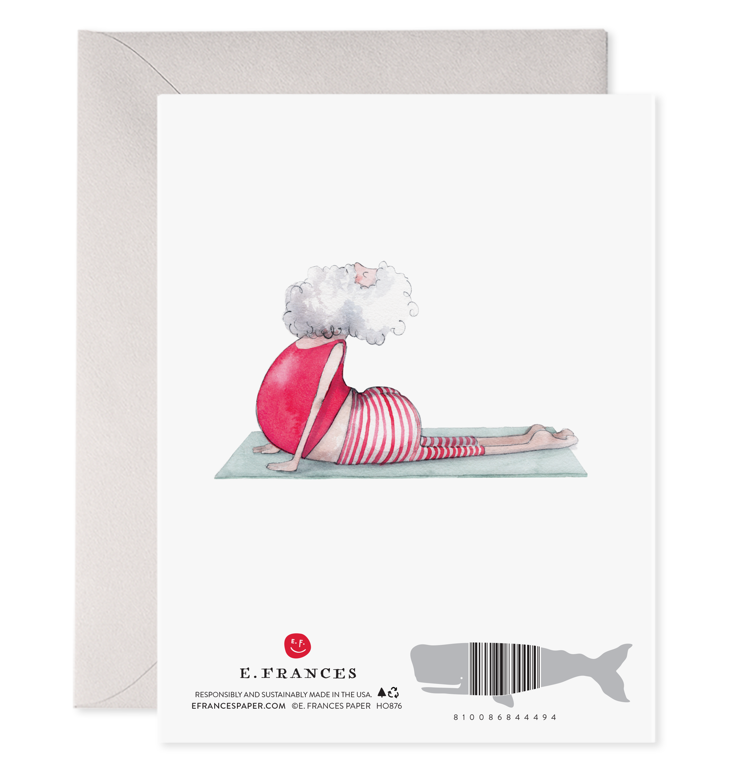 Yoga Santa | "Shavasanta" Christmas Card