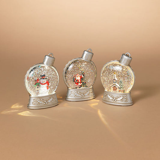 Lighted Holiday Water Globe