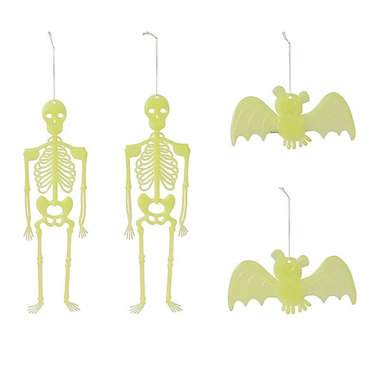 Glow in the Dark Halloween Bag/Skeleton