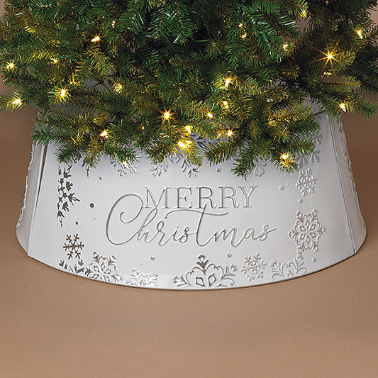 Metal Embossed Tree Collar