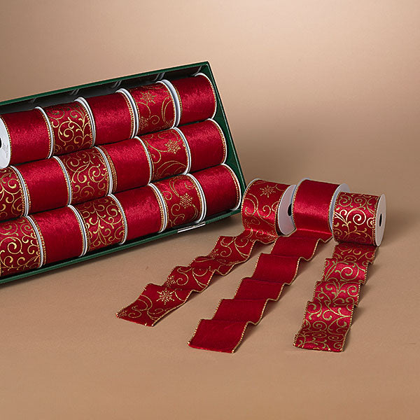 2.5" x 3yds Christmas Ribbon Assorted