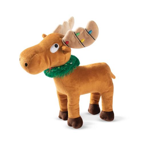 Merry Chrismoose Plush Dog Toy