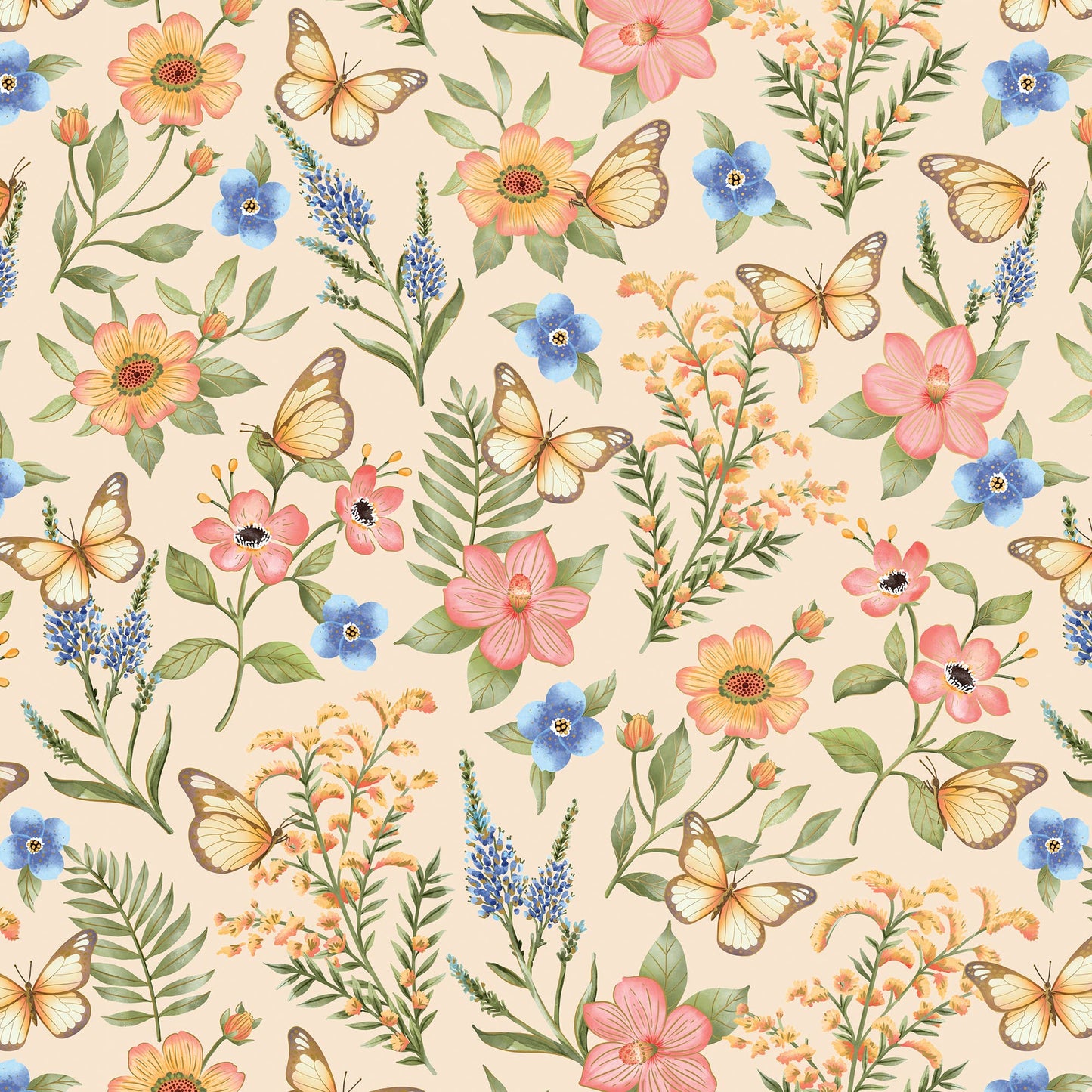 Wrap - Rolls - Butterfly Floral