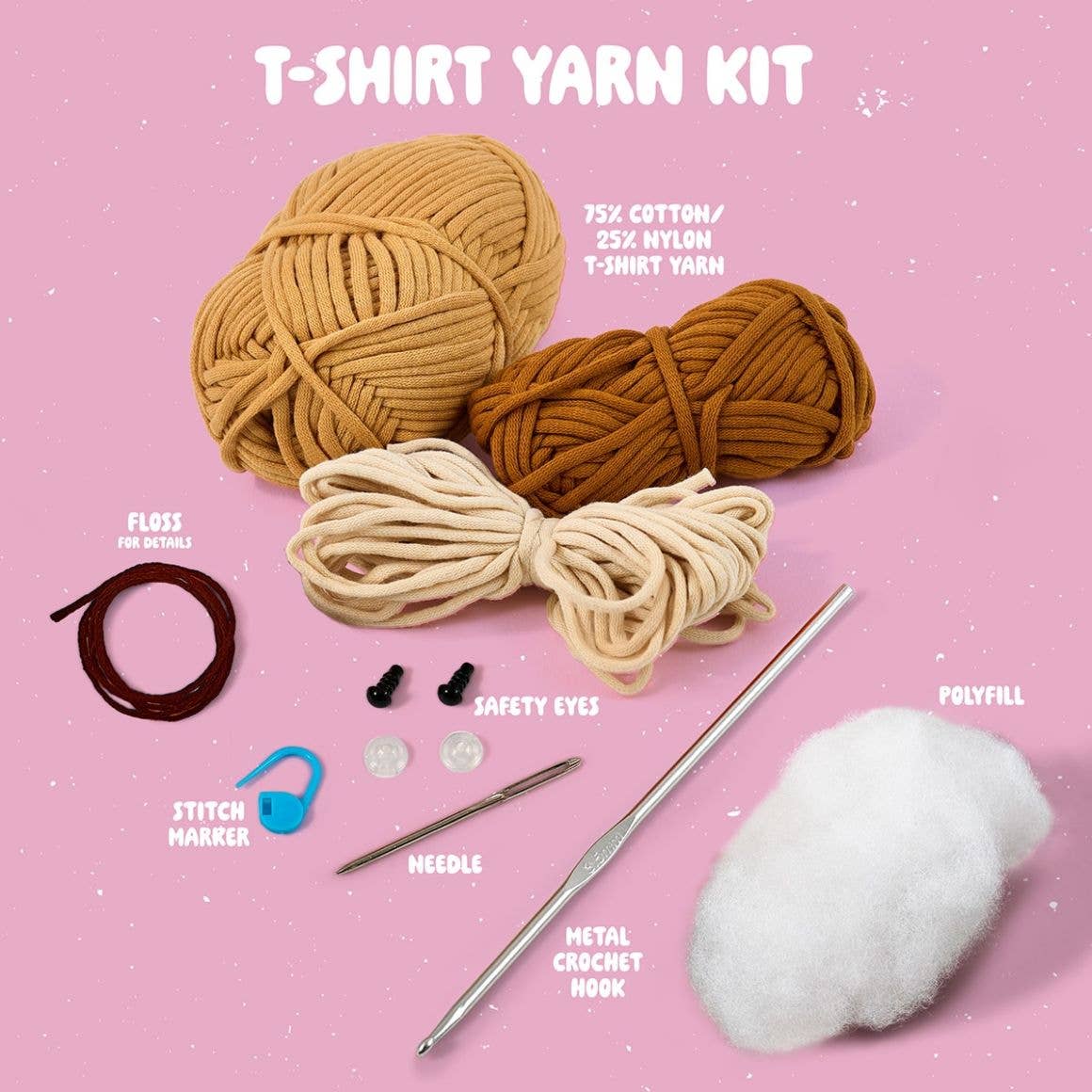 Bucilla Amigurumi Crochet Kit - Dion the Dog