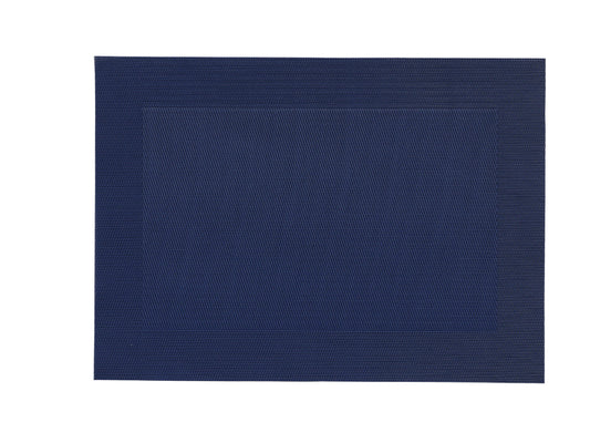 Woven PVC 19" x 13" Placemat - Navy