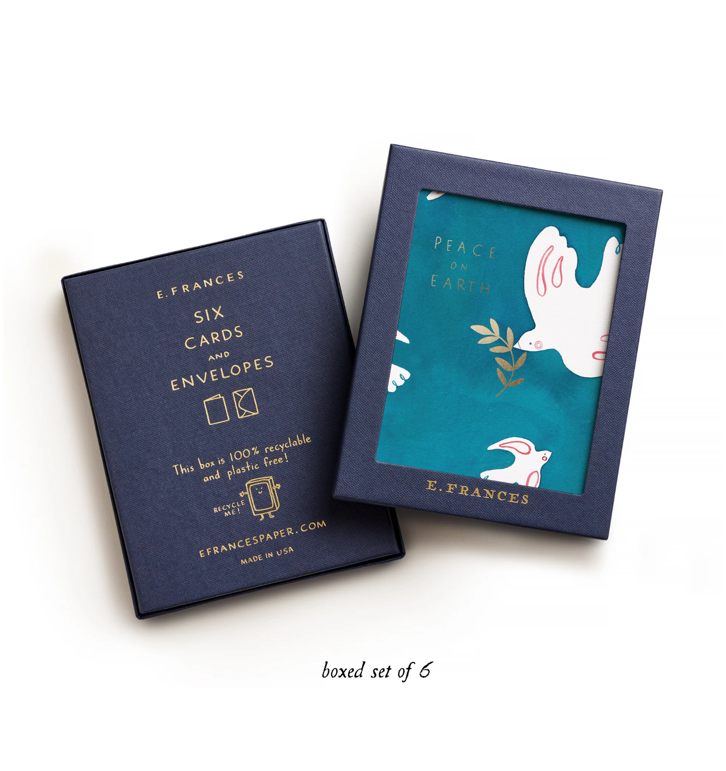 Peace Doves | Christmas Cards (Boxed Set of 6)