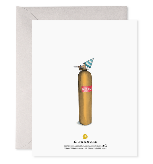 Helium 30 | 30th Birthday Greeting Card: 4.25 X 5.5 INCHES