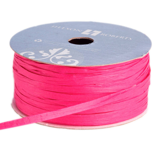 Magenta Ribbon - Paper Raffia
