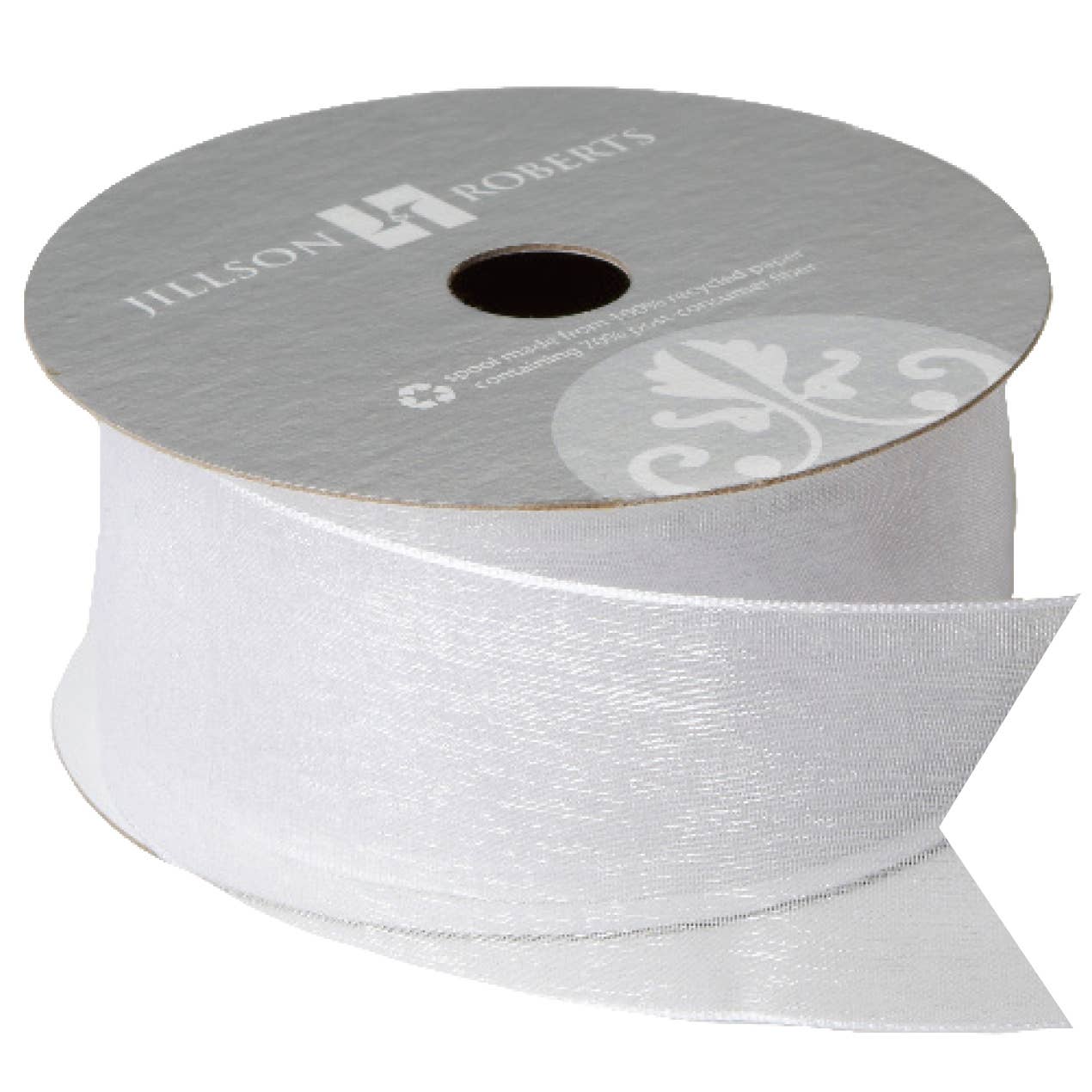 White Ribbon - Fancy Sheer 1 1/2"