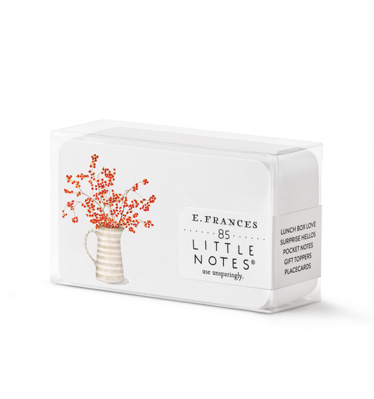 Autumn Berry Pitcher Little Notes® | Fall Mini Notecards