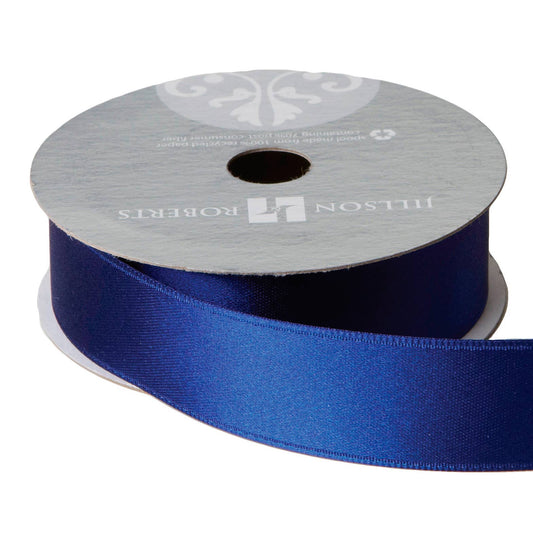 Navy Ribbon - Fancy Satin 1"