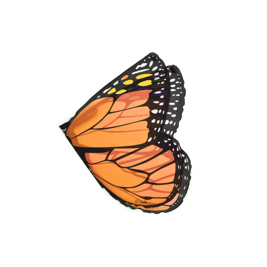 MONARCH Wings w/Glitter, ORANGE