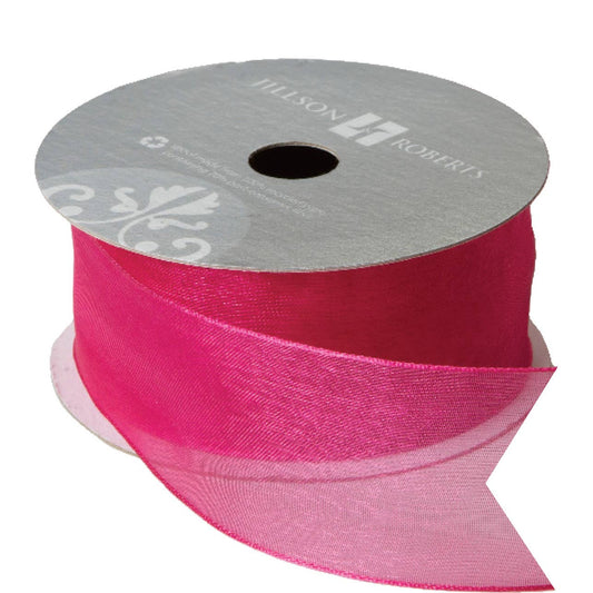Magenta Ribbon - Fancy Sheer 1 1/2"