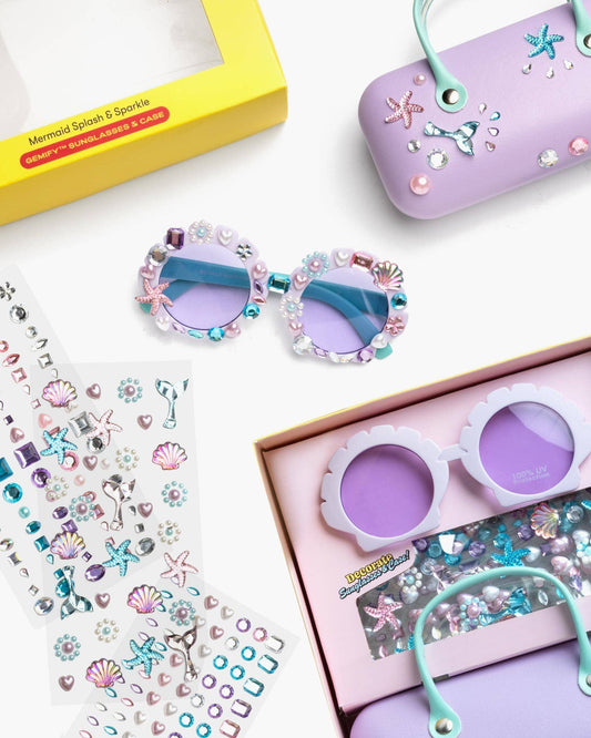 Mermaid Splash & Sparkle Gemify Sunglasses and Case