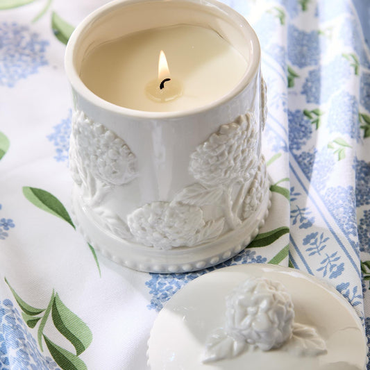 Hydrangea Scented Filled Candle in Gift Box