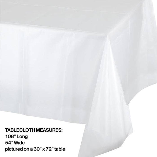 Clear Plastic Table Covers, 1/Pkg