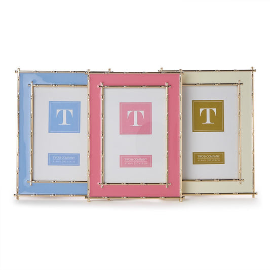 Gold Bamboo Edge 4x6 Metal Frame