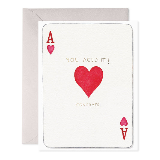Aced It Congratulations Greeting Card