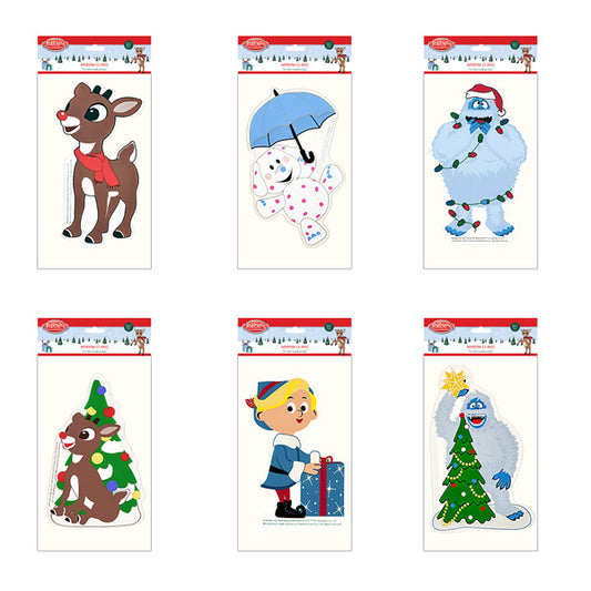 Rudolph Colorful Cling