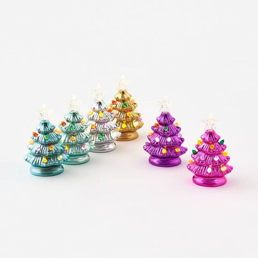 Christmas Tree with Multi Colored Lights