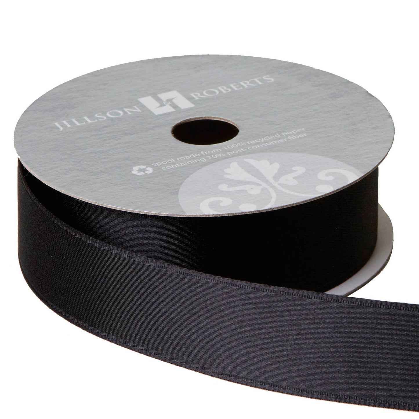 Black Ribbon - Fancy Satin 1"