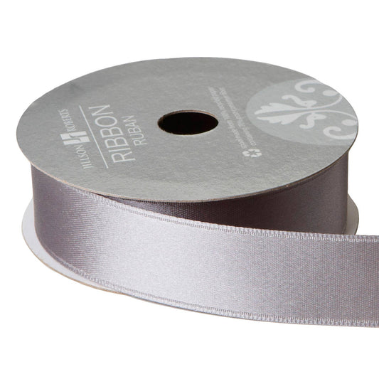 Silver Ribbon - Fancy Satin 1"