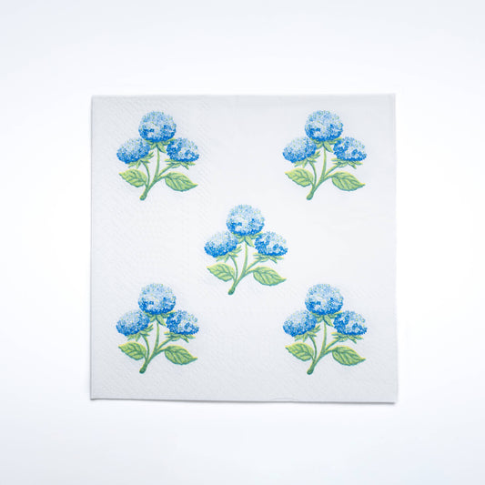 Hydrangea Paper Cocktail Napkins